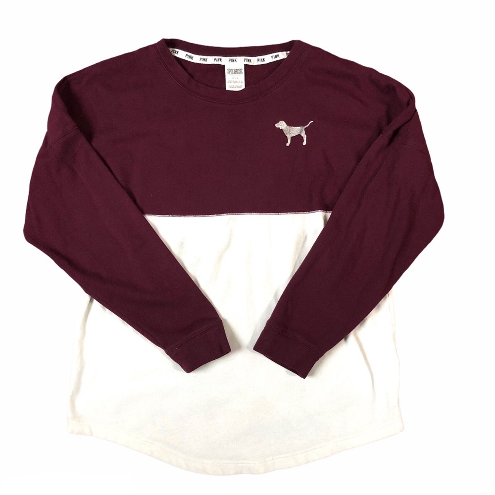Victoria Secret PINK color block raglan top